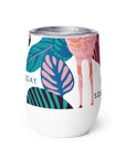 Beachin Around Wine Tumbler