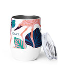 Beachin Around Wine Tumbler