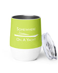 Somewhere Sailing Wine Tumbler