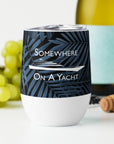 Sailing To Paradise Wine Tumbler