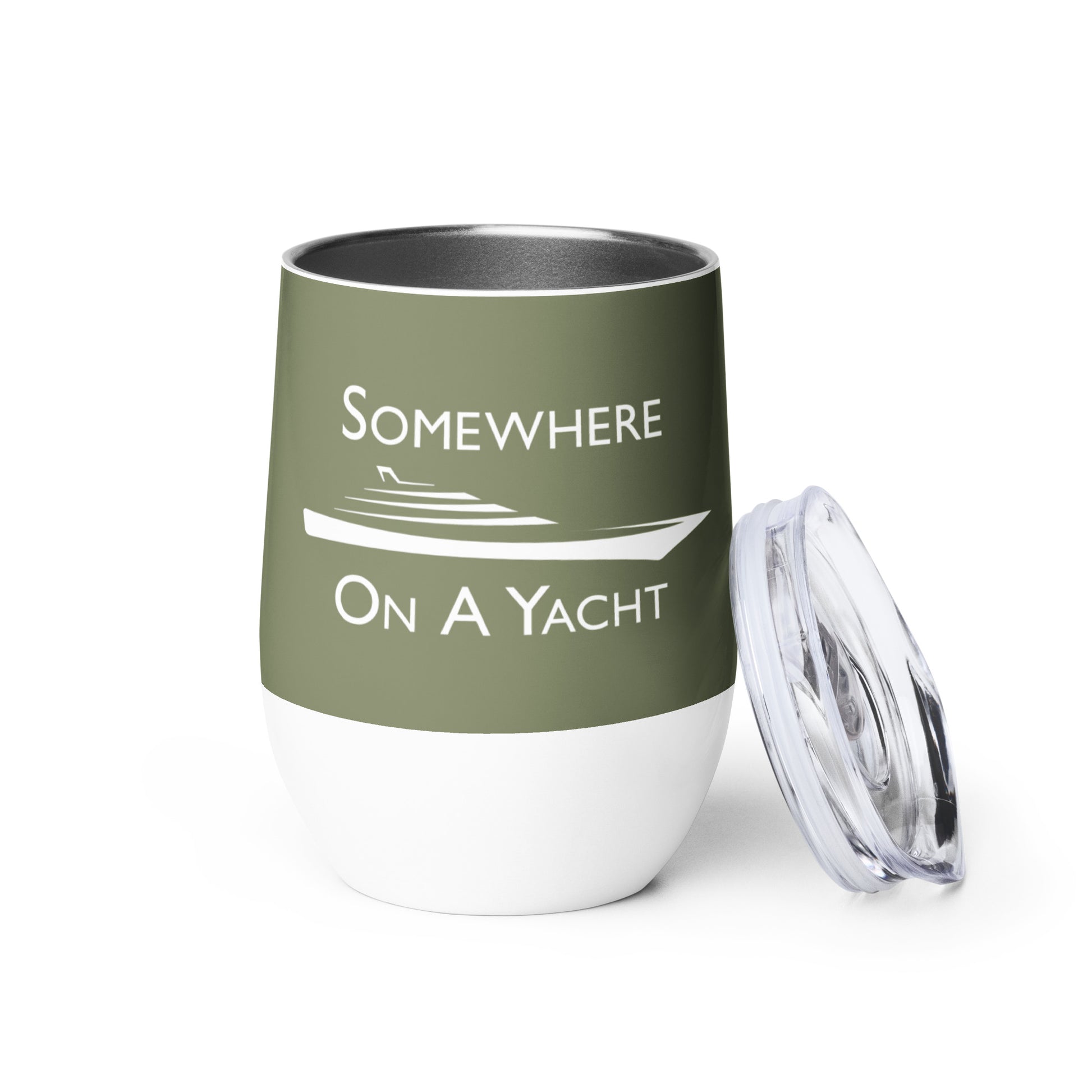 Sailing With Wine Tumbler – Somewhere On A Yacht