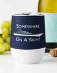 Sailing With Champagne Wine Tumbler