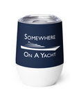 Sailing With Champagne Wine Tumbler