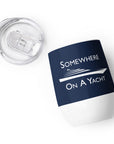 Sailing With Champagne Wine Tumbler