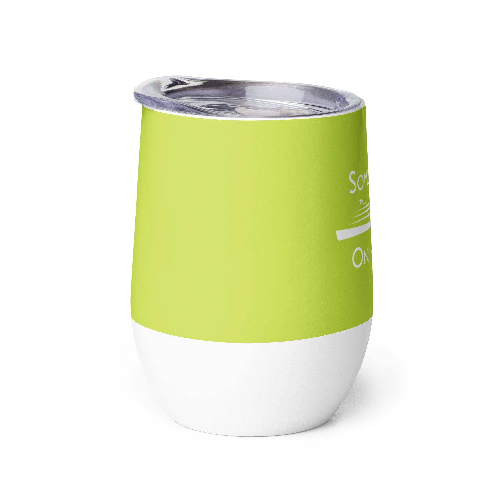 Somewhere Sailing Wine Tumbler