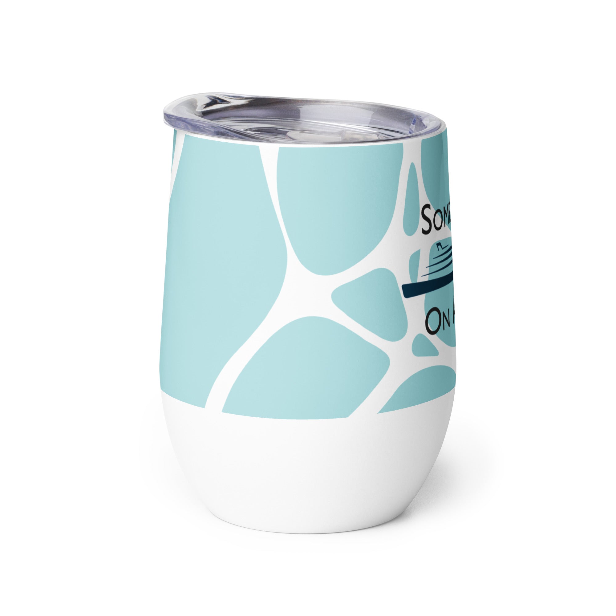 Sail With Me Wine Tumbler