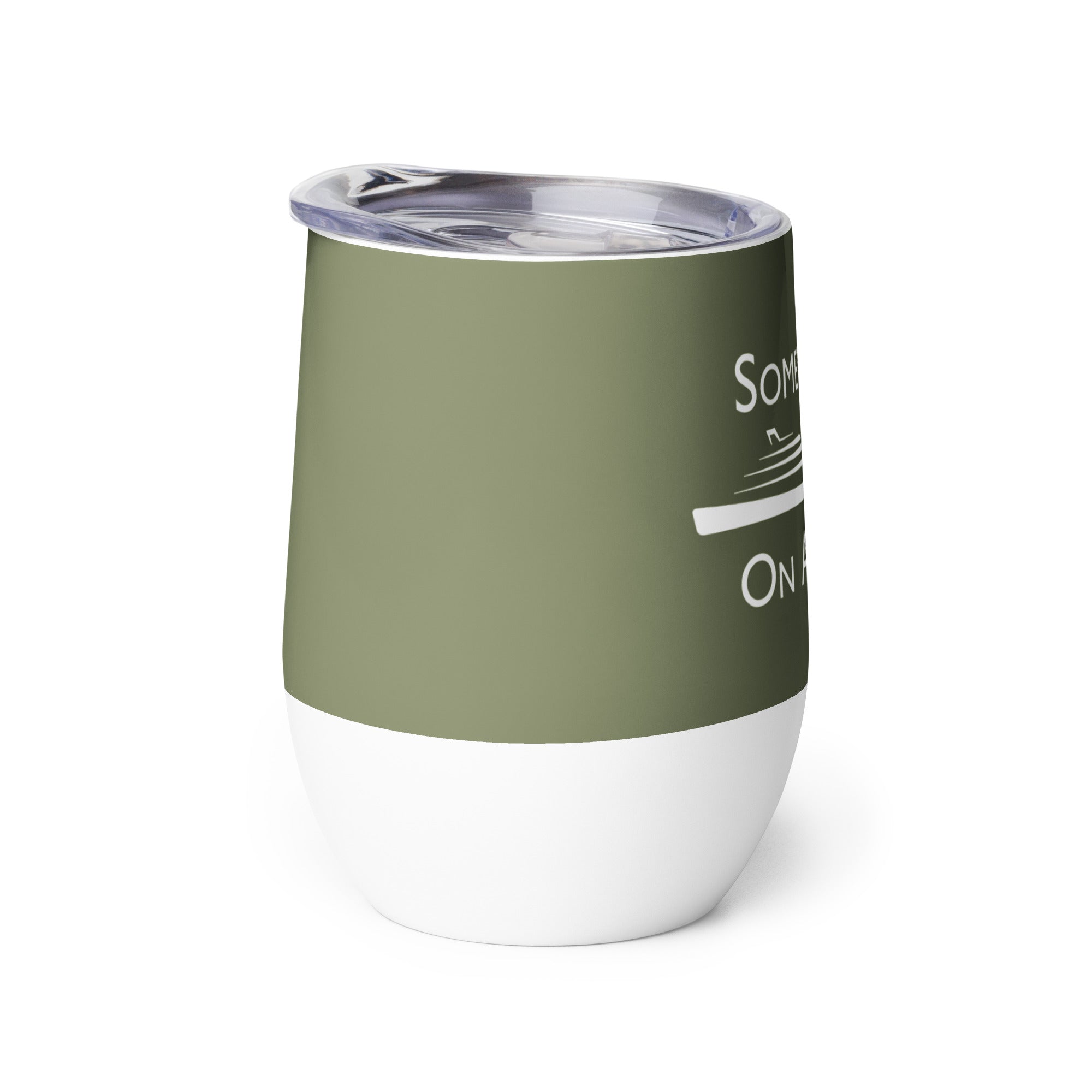 Sailing With Wine Tumbler