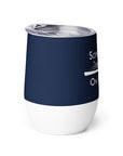 Sailing With Champagne Wine Tumbler