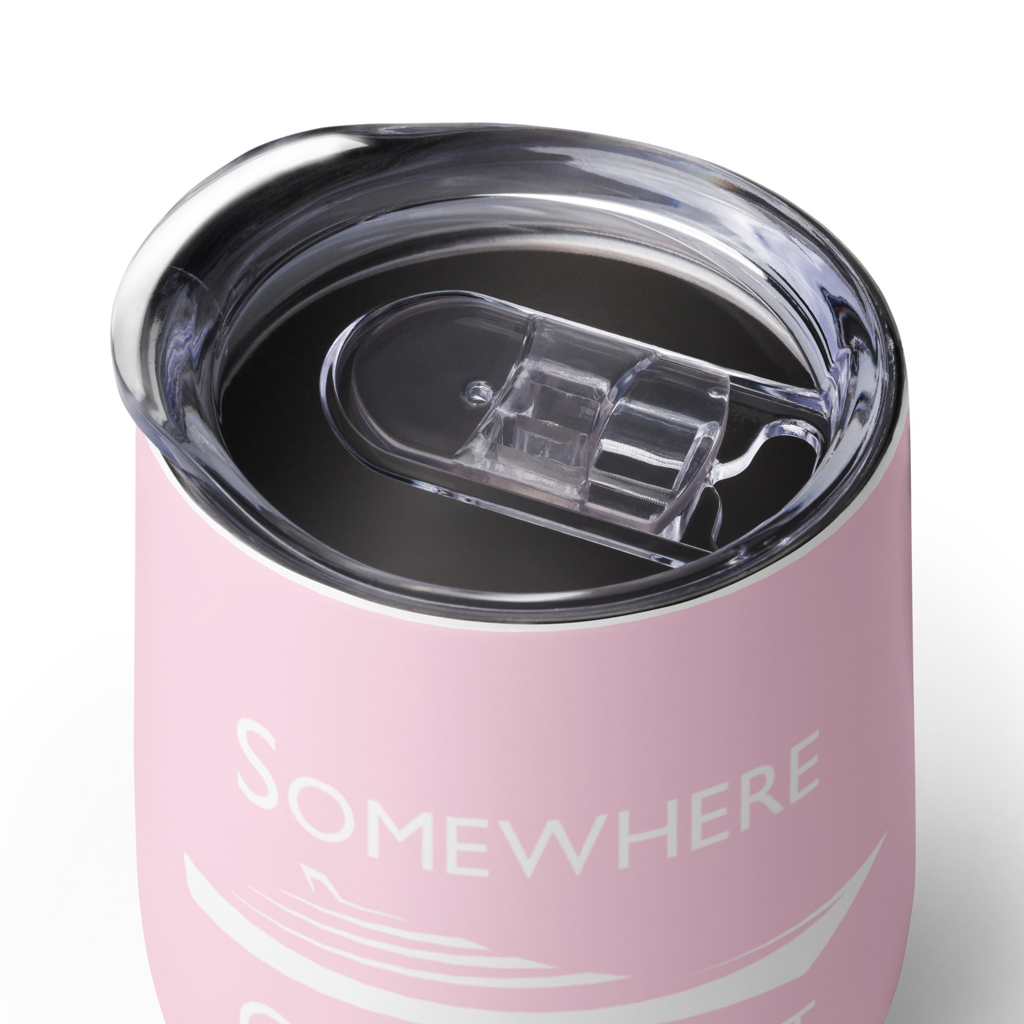 Sailing With Rose Wine Tumbler