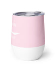 Sailing With Rose Wine Tumbler