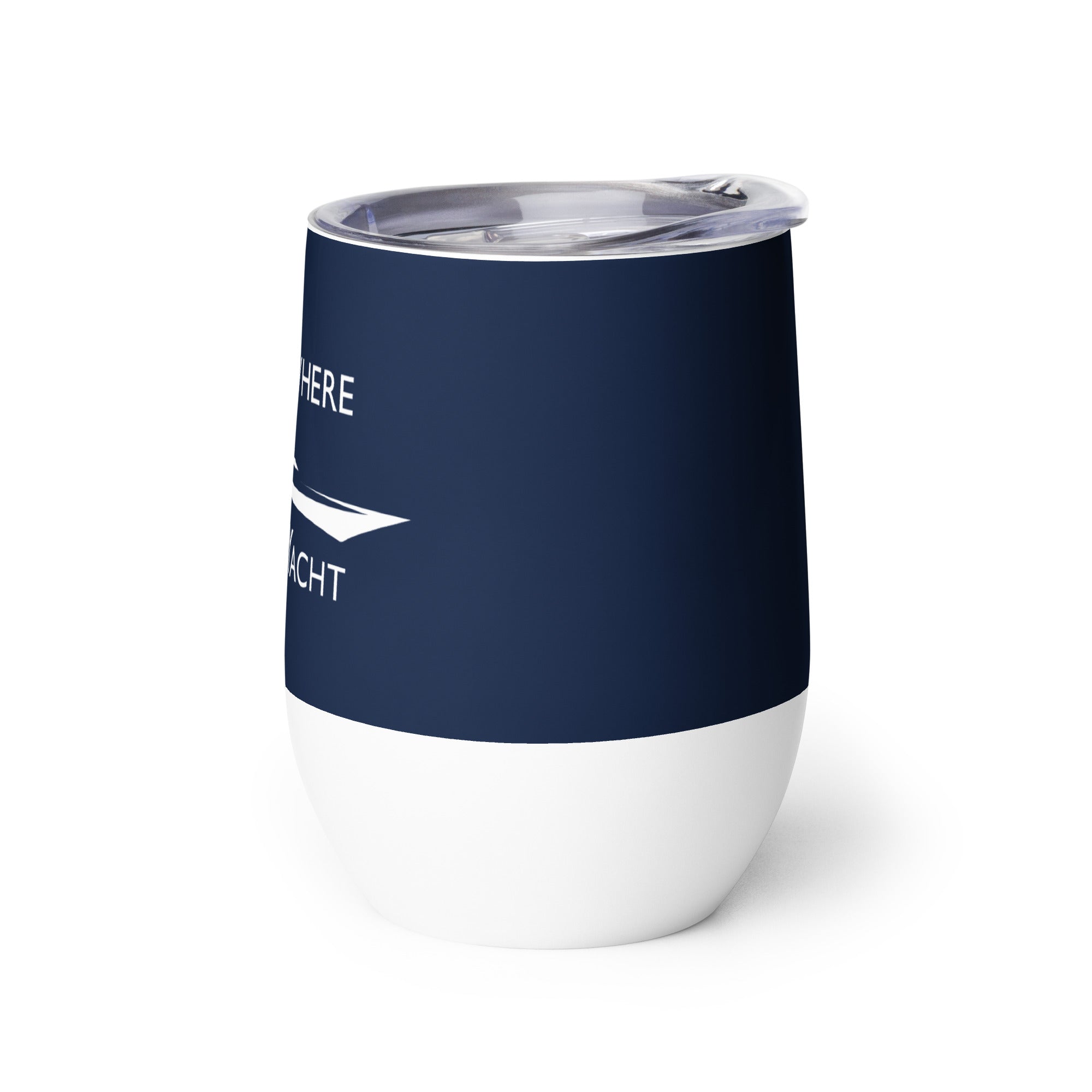 Sailing With Champagne Wine Tumbler