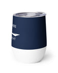 Sailing With Champagne Wine Tumbler